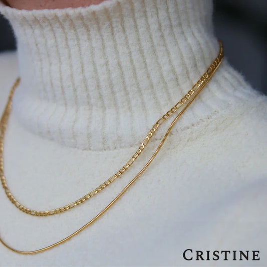 Double Layered Gold Chain