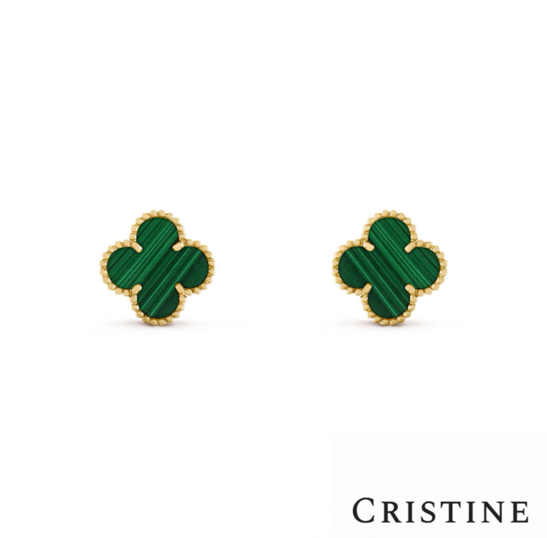 Green Clover Studs