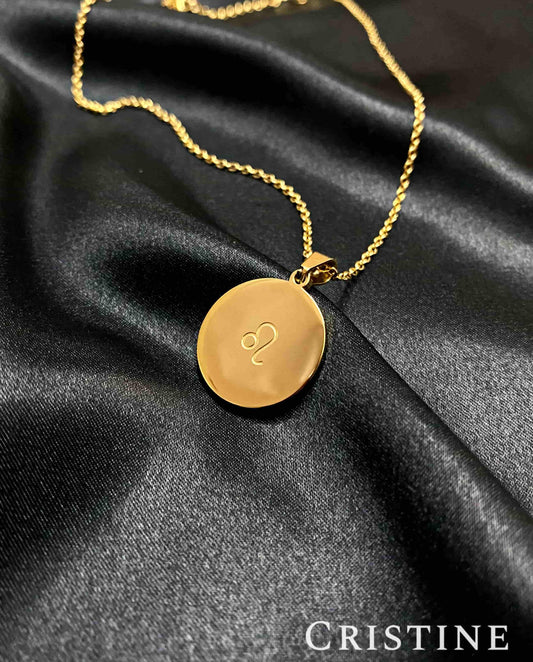 Leo Zodiac Necklace | Gold Stainless Steel