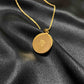 Virgo Zodiac Necklace | Gold Stainless Steel