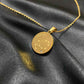Scorpio Zodiac Necklace | Gold Stainless Steel
